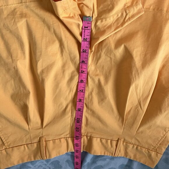 Gap Pleated Khaki Shorts Womens 16 Yellow Cotton Preppy - Picture 11 of 12